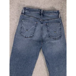Hudson Flare Jeans 25 Blue Distressed Bell Bottom‎ Wide Leg Denim Boho Festival thumbnail 9