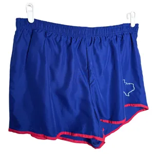 Just Be Free Texas Athletic Running Shorts Size XL Blue Red Activewear Athletic thumbnail 2