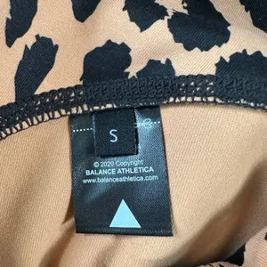 Balance Athletica King Cheetah Leggings Small Leopard‎ Print High Rise thumbnail 7