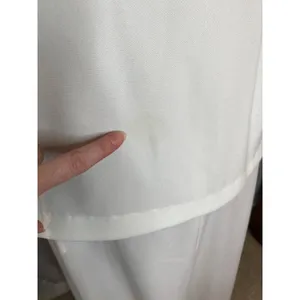 wedding dress jacket white silver V neck Vintage 1970’s sz s thumbnail 10