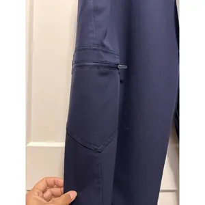 Zamora Jogger Scrub Pants Navy Blue Size XL Medical Healthcare Tie Waist thumbnail 4