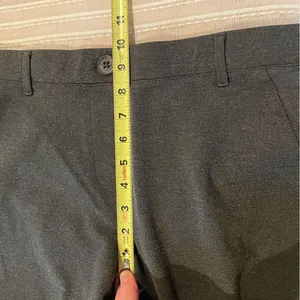 Betabrand Classic Dress Pant Bootcut Pull On Yoga Pant in Charcoal Grey Medium thumbnail 9