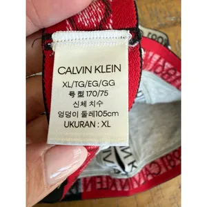 Calvin Klein 1981 Bold Cotton Unlined Bralette XL Gray Logo Strappy Bra thumbnail 5