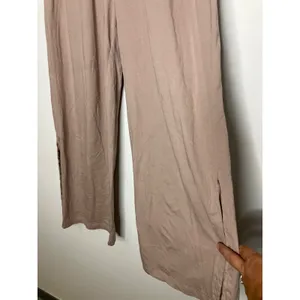 Joie Wide Leg Pants Women S Mauve Excellent Organic Cotton Side Slit Lounge thumbnail 2