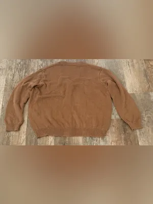 Brandy Melville Rust Brown Button-Front Cardigan thumbnail 4
