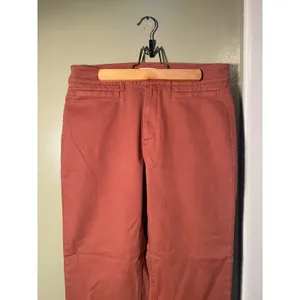 Loft Womens Size 4 Flare Wide-Leg Crop Jeans in Coral Pink Orange Stretch Cotton thumbnail 4