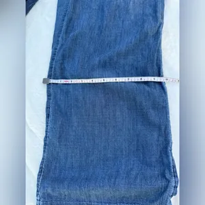 Abercrombie & Fitch Women's‎ Wide-Leg Chambray Pants Size XS – Paperbag Waist thumbnail 7