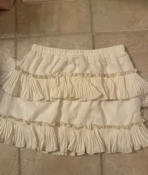 ruffle skirt White Size L thumbnail 1