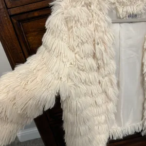 She + Sky Cream Faux Fur Coat thumbnail 3