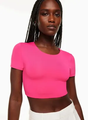 Aritzia Babaton Contour Crew Ribcage T-shirt thumbnail 1