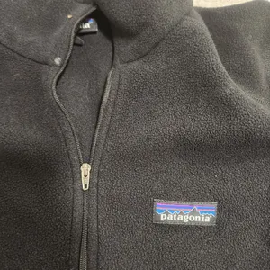 Patagonia Black Sherpa Half Zip Pullover Sweater Size Medium thumbnail 3
