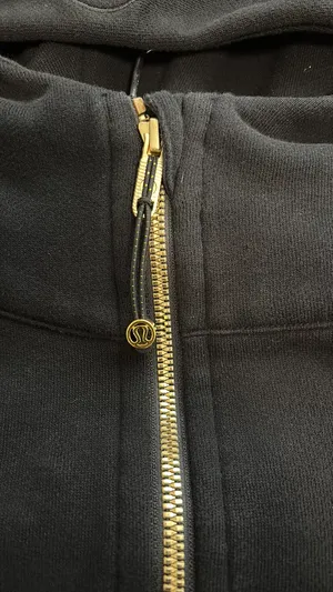 Lululemon Black Scuba Half-Zip Gold thumbnail 2