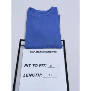 Lululemon Hold Tight Short Sleeve Shirt Size 2 Pitch Blue Minimal Lounge Comfot thumbnail 7
