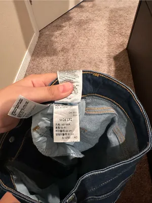 Levi’s Dark Blue Flared Jeans Size 26 0621 thumbnail 2