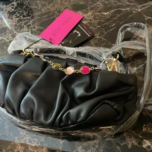 Betsy Johnson Party Black Shoulder Bag thumbnail 6