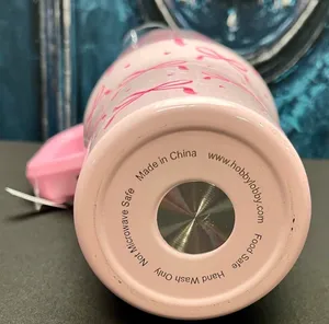 Pink Bow Tumbler w/cover & straw. Brand new with tags thumbnail 5