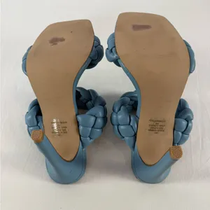 Steve‎ Madden Kenny Braided Square Toe Heels in Sea Blue Size 8 thumbnail 8