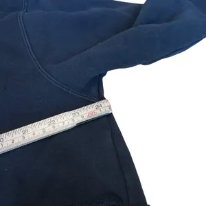 Nike Air Cropped Fleece Hoodie Black Women’s Medium Oversized Athleisure in EUC thumbnail 8