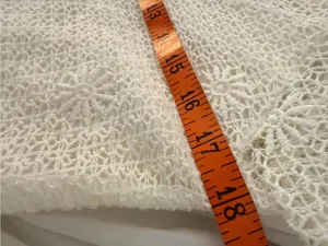 Jen's Pirate Booty Everlasting Backless White Lace Mini Dress thumbnail 9