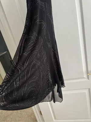 A Byer Halter Evening Dress with Sparkle Detail thumbnail 4