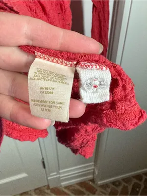 Y2k Free People Red Snap‎ Front Lace Long Sleeve Size medium Victorian feminine thumbnail 3