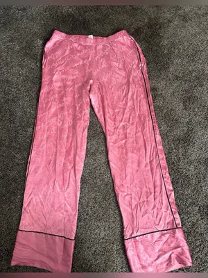 Victoria's Secret Pink Pajama Bottoms Size Medium 0214 thumbnail 1