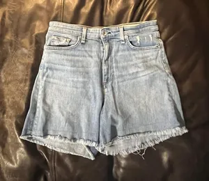 Rag & Bone Nina High Rise Cuffed Denim Shorts thumbnail 3