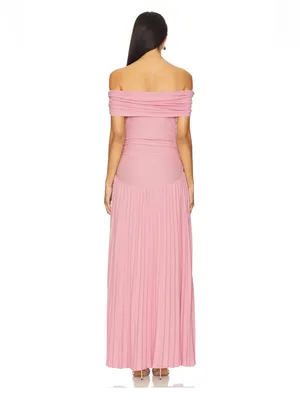 LIONESS x REVOLVE Field Of Dreams Maxi in Cameo Blush thumbnail 4