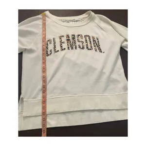 Clemson Leopard Print Sweatshirt Three Square‎ by Royce Apparel Women’s Large thumbnail 4