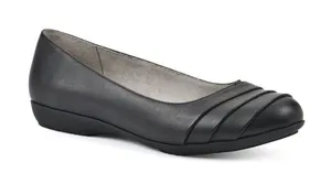 Cliffs by White Mountain Clara Flats Classic Black Women's Slip-On Ballet Shoes thumbnail 1