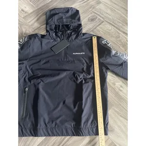 ALPHALETE Women’s EXP Tech Windbreaker- Black Matter, Size Medium thumbnail 6