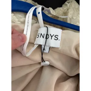 SNDYS St Barts Maxi Dress Abstract‎ Multi-Color Strapless NWT Artistic Vibrant L thumbnail 10