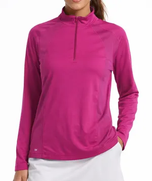 Tail Tech Performance Women’s Athletic Half Zip Top Size M PinkMade in Colombia thumbnail 1