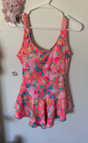 Pink One Piece Women’s Swimsuit thumbnail 1