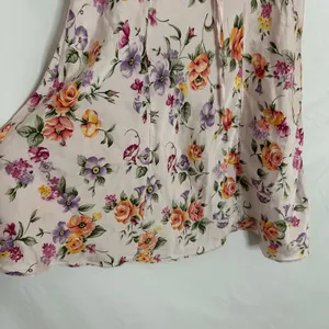 Victoria's Secret 90s Floral Silk Chemise Slip Mini Dress Size Small thumbnail 6