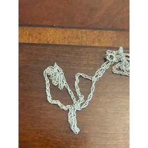 X111 3.40g 20 inch chain necklace 925 sterling silver thumbnail 2
