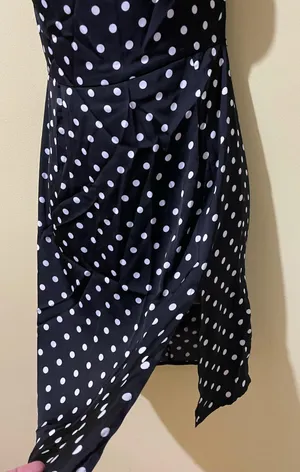 Black polka dot Cami dress New Size XS thumbnail 8