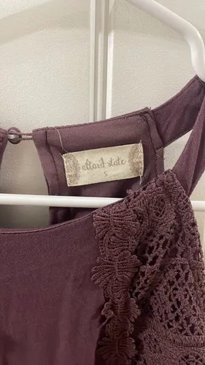 Altar'd State Dark purple dress thumbnail 1