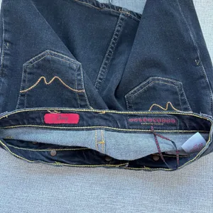 Vintage AG Adriano The Daisy Denim Mini Skirt 25 Dark Wash Y2K Indie Bimbocore‎ thumbnail 5
