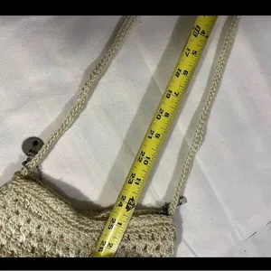 The Sak Crochet Crossbody Bag Cream Ivory Woven Knit Boho Small Purse thumbnail 10