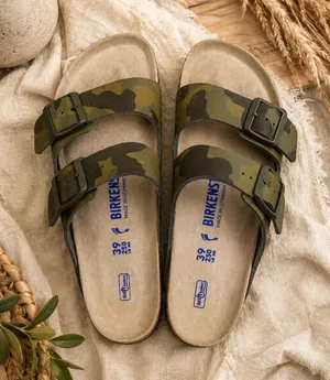 Birkenstock Arizona Soft Footbed Camo Sandals Size 39 EU NWOT thumbnail 1