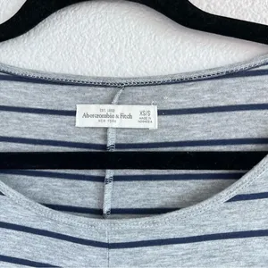 Abercrombie and Fitch Women’s Square‎ Style Boxy Striped Top thumbnail 2