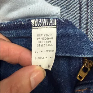 Vintage Hunt Club high waisted casual denim jeans, size 14 thumbnail 8