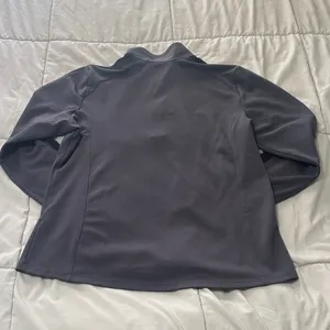 Heat Lacrosse Gray and Black Quarter-Zip Pullover thumbnail 3