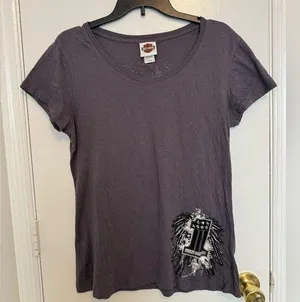 Harley-Davidson Short Sleeve Biker Tee Size X-Large thumbnail 1