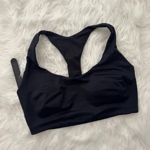 Nike Skims Shine Racerback Sports Bra Obsidian Size Medium thumbnail 5