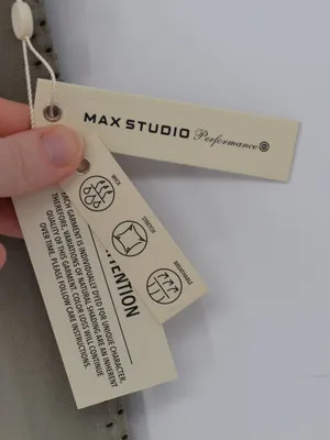 NEW Max Studio Performance Seamless Leggings L/XL Sage Green Laser Cut Ombre thumbnail 4