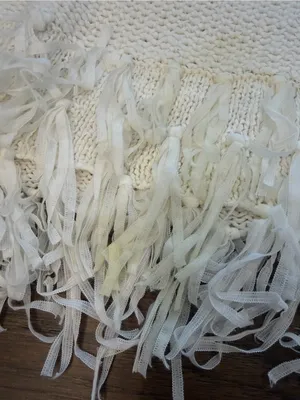 Lilly Pulitzer Pullover Fringed Cape Sweater White Small/Medium - C52-012 thumbnail 9