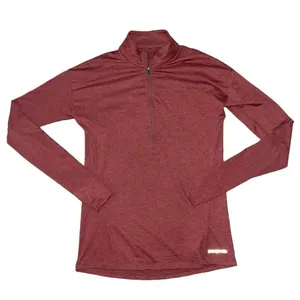 Patagonia women’s size small brick orange long sleeve half zip pullover thumbnail 1