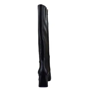Jessica Simpson Black Knee-High Leather Women's Boot Size 9.5 Wide Calf thumbnail 5